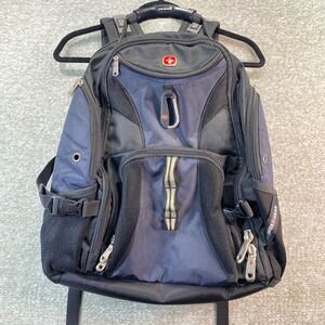 Swiss Gear Laptop Backpack Black Multiple Scan Smart Organizer Travel Work